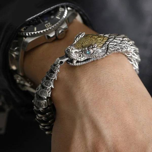 Sterling Silver Handmade Snake Chain Bracelet miracleimy