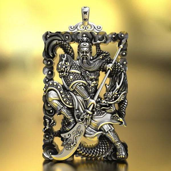 Guan Gong Wealth Pendant Necklace - miracleimy